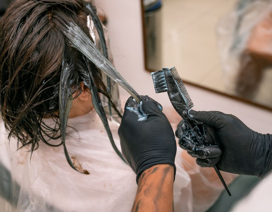 Cabelo feminino com corte e finalização impecáveis feitos no Studio Belle